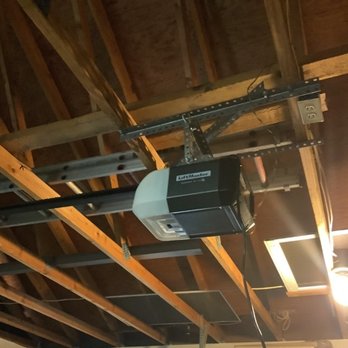 Residential garage door installation